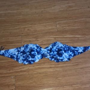 VS PINk blue bathing suit top